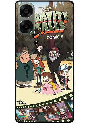 Силіконовий чохол бампер для oppo a6x з малюнком гравіті фолз gravity falls