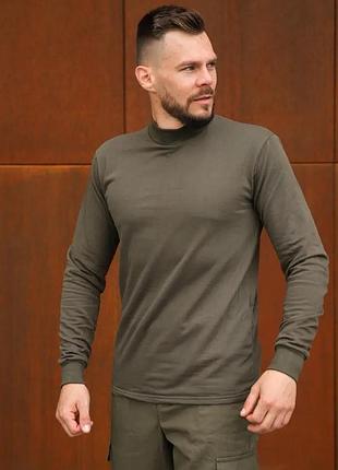 Тактический гольф хлопок/байка undolini олива, размер 50 (l)