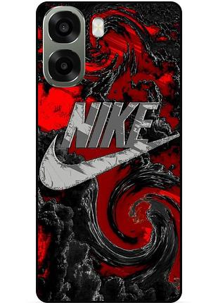 Чохол силіконовий бампер для oppo a6x з картинкою nike найк
