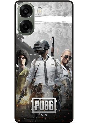 Силіконовий чохол бампер для oppo a6x з малюнком pubg пабг