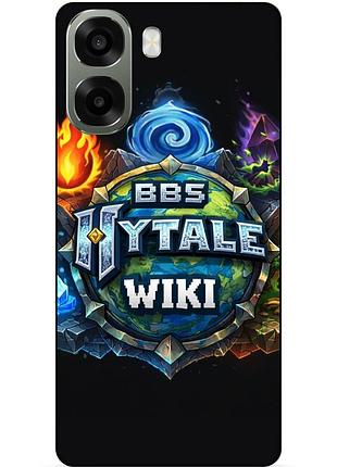 Чохол силіконовий бампер для oppo a6x з малюнком hytale хайтейл