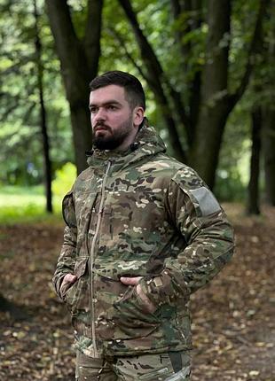 Парка зимняя мультикам,бушлат тактический мультикам теплый,армейский бушлат мультикам,бушлат зимний для военны xl