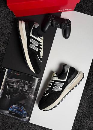 💎чоловічі кросівки new balance 574 legacy black white