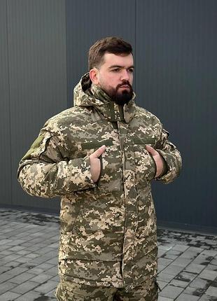 Бушлат зимовий піксель тактичний чоловічий утомливий піксель армійський бушлат зимовий для всу розміри 40-66 62
