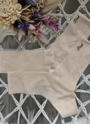 Безшовні трусики victoria's secret та pink xs s m l