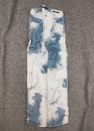 Трендовые широкие джинсы jaded london sky jeans оргинал унисекс прямы свободный крой