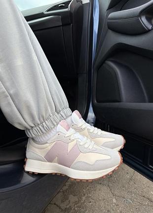 New balance 327 grey pink