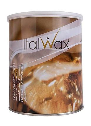 Italwax воск в банке для депиляции натуральный 800 мл (прозрачный)