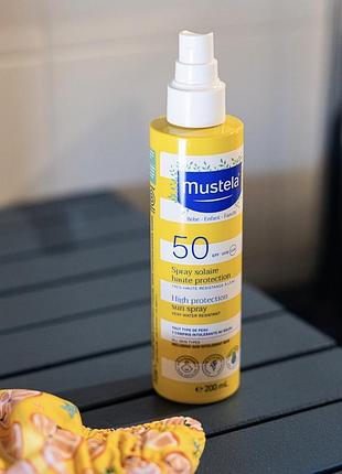 Молочко сонцезахисне мустела mustela sun milk