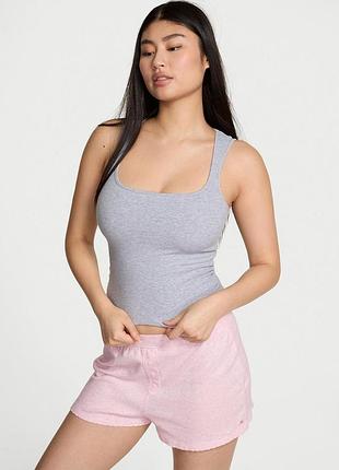 Женские шорты victoria's secret (998532549023) pointelle boxer shorts m розовые