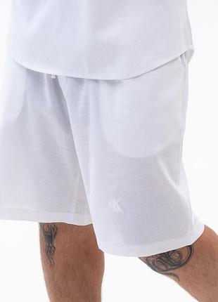 Шорты из льна, шорты calvin klein, мужские шорты келвин кляйн