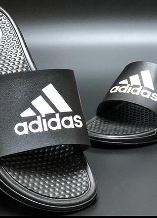 Чоловічі шльопанці adidas чорні шльопанці adidas літні шльопанці / adidas спортивні шльопанці