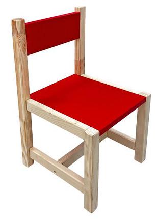 Стул детский деревянный р.55x30x30 см файный мастер
