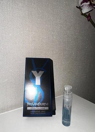 🖤yves saint laurent y iced cologne intense, чоловічі, пробник, оригінал