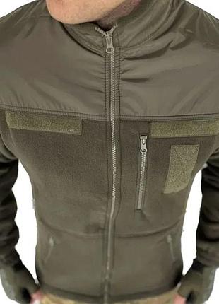 Флиска 330г/м олива 3