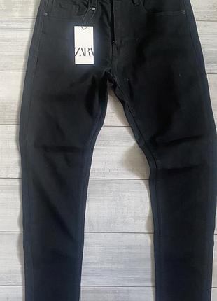 Нові чорні джинси zara man slim