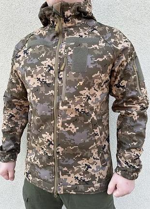 Куртка soft shell пиксель 50
