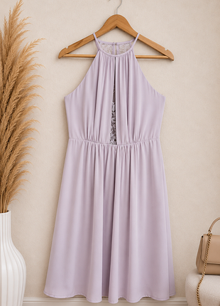 Нежное розовое платье h&amp;m / романтичное платье