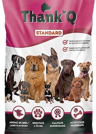 Корм для собак thankq beef flavor со вкусом ягненка 10 кг