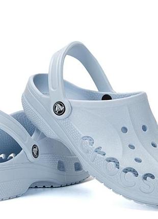 Крокси crocs baya 10126 m7/w9 39 25 см mineral blue блакитні