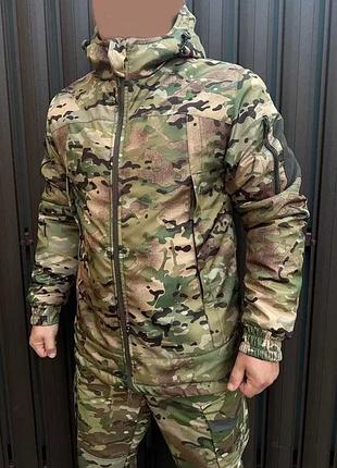 Куртка тепла камуфляжна multicam 58, весна/осінь