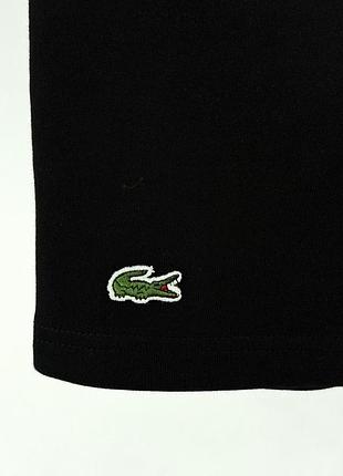 Чоловічі шорти lacoste, чорні шорти лакоста на літо, брендові шорти чорного кольору