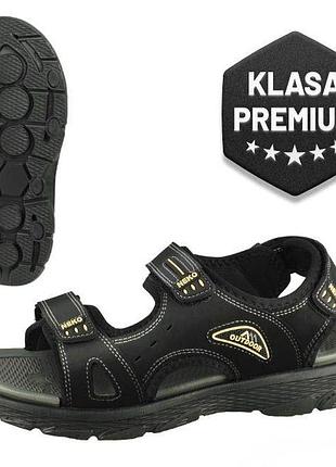 Чоловічі сандалі neko outdoor літні, текстильний нубук, на липучках, легкі, зручні, eva підошва