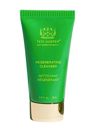 Очищуючий скраб для обличчя tata harper regenerating cleanser mini 15 ml