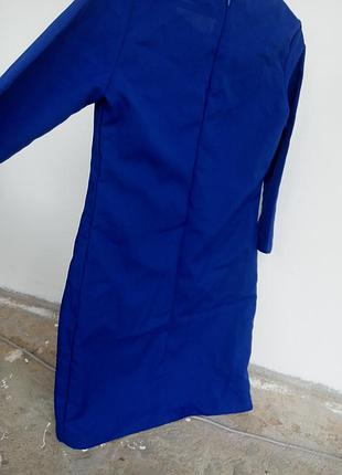 Платье электрик с бантиками м 2