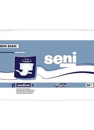Подгузники для взрослых seni basic мedium 30 шт