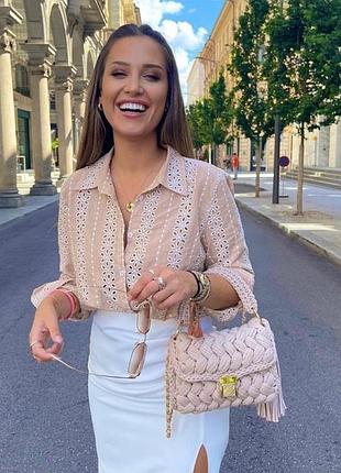 Сорочка zara з прошви