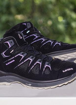 Кросівки трекінгові lowa innox evo gtx mid qс ws goretex black 39 р. оригінал