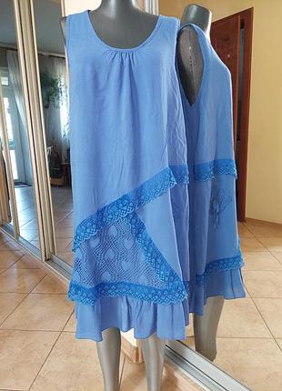 Комфортное платье 👗 большого размера