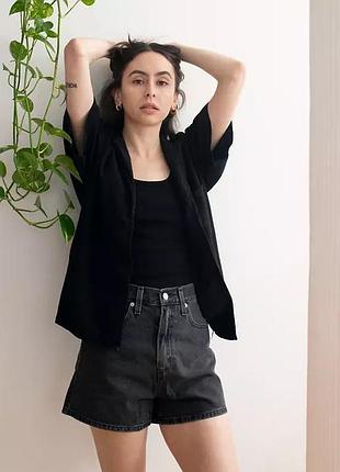 Джинсові шорти levi's high loose women's shorts оригінал 26