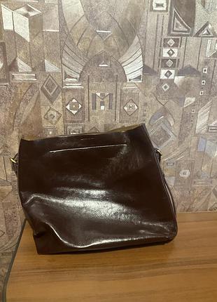 Сумка жіноча коричнева zara