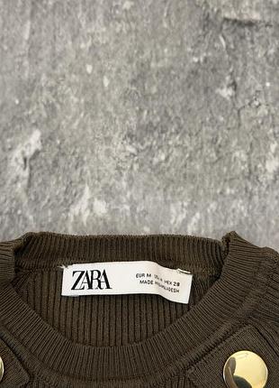 Джемпер в рубчик zara 7