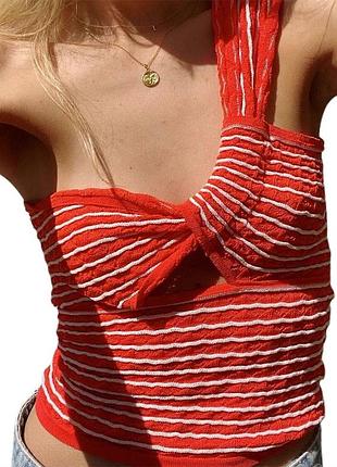 Асиметричний топ zara вязаний топ майка zara