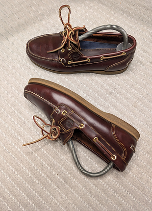 Мокасины timeberland 40-39 р 25,5 см кожаные original