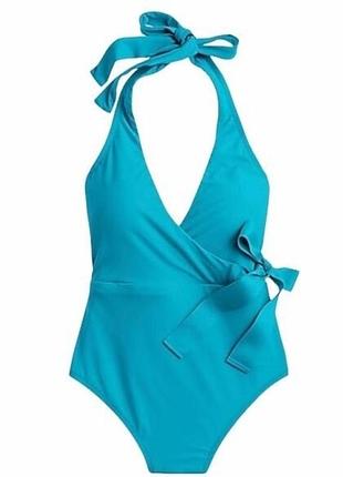 Купальник j crew halter wrap one-piece swimsuit