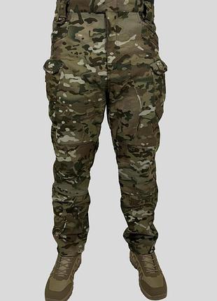 Тактические брюки softshell утепленные флисом -10 +15 мультикам