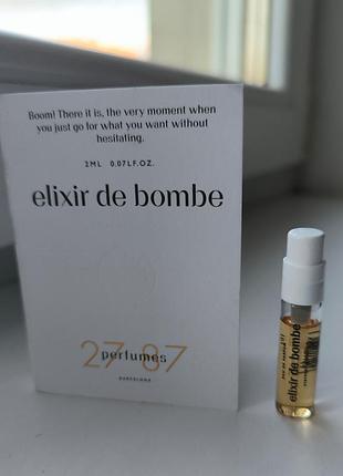27 87 perfumes elixir de bombe
парфумована вода (пробник)
