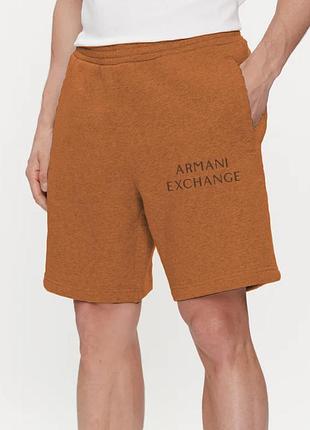 Коричневые летние шорты armani с принтом мужские трикотажные шорты армани повседневные шорты из хлопка турецки