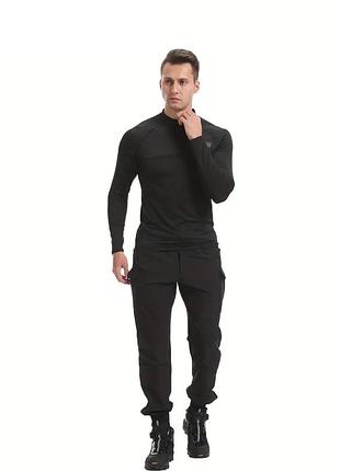 Мужской тактический костюм черный black рубашка+тактические брюки xxxl