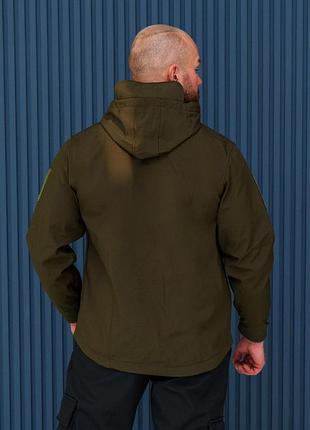 Куртка softshell премиум с микрофлисом свинца