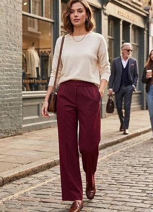 Шикарні широкі брюки на резиніі max mara