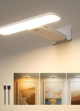 Fulen picture lights с батарейным питанием, перезаряжаемые настенные светильники для фоторамок, светодиодные