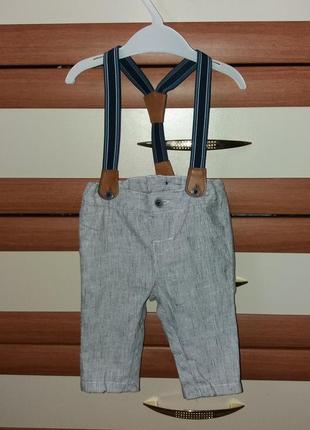 Штани з підтяжками на хлопчика