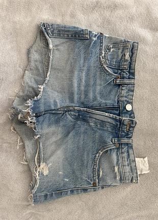 Джинсові шорти zara