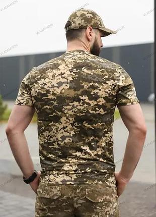 Тактическая потоотводящая футболка jersey undolini для военных в цвете пиксель