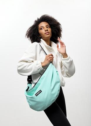Женская сумка sambag hobo bag-glove мятная